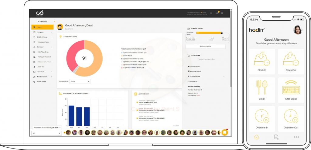 Aplikasi Hadirr Absensi Online