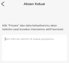 Fitur absensi offline dan online aplikasi Hadirr