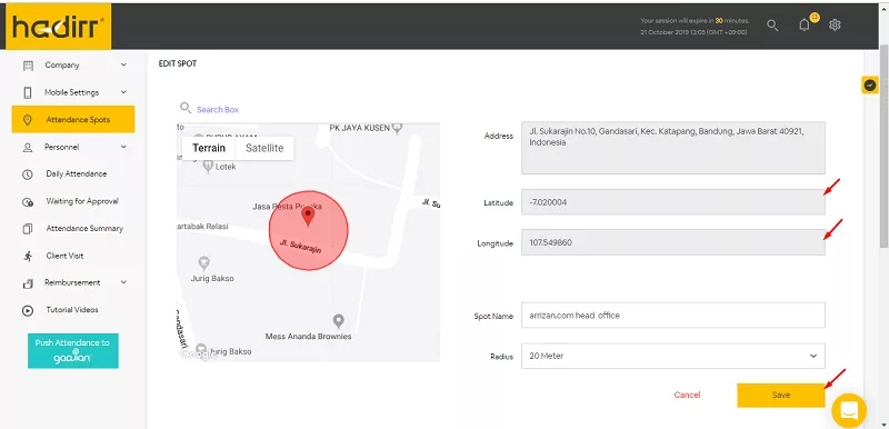 aplikasi absensi online dengan GPS