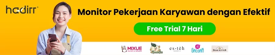 Banner Aplikasi Pemantau Progress Pekerjaan untuk penilaian kinerja