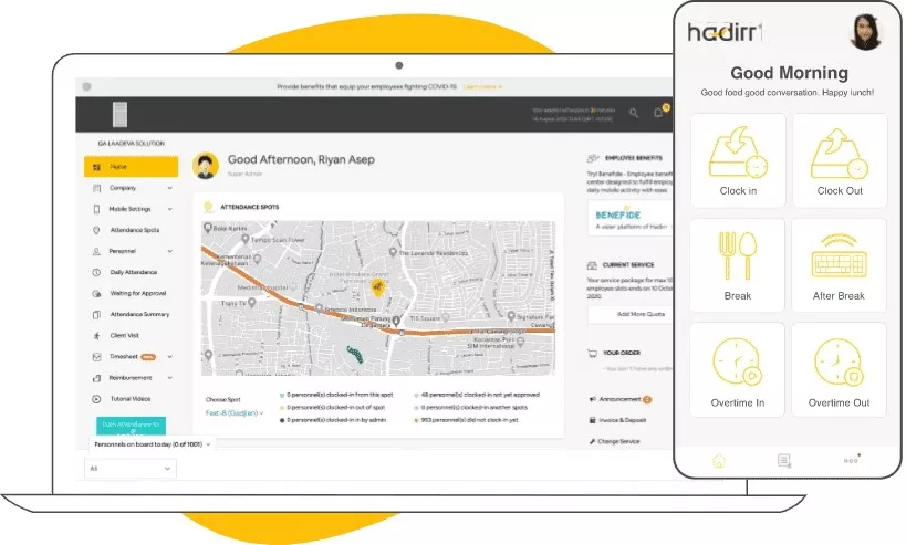 Attendance App Hadirr terbaik di indonesia