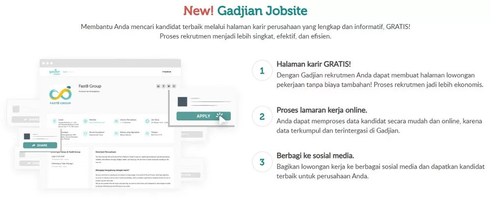 aplikasi platform rekrutmen online karyawan berbasis ATS