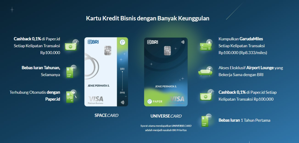 kartu kredit reimbursement karyawan dari paper id